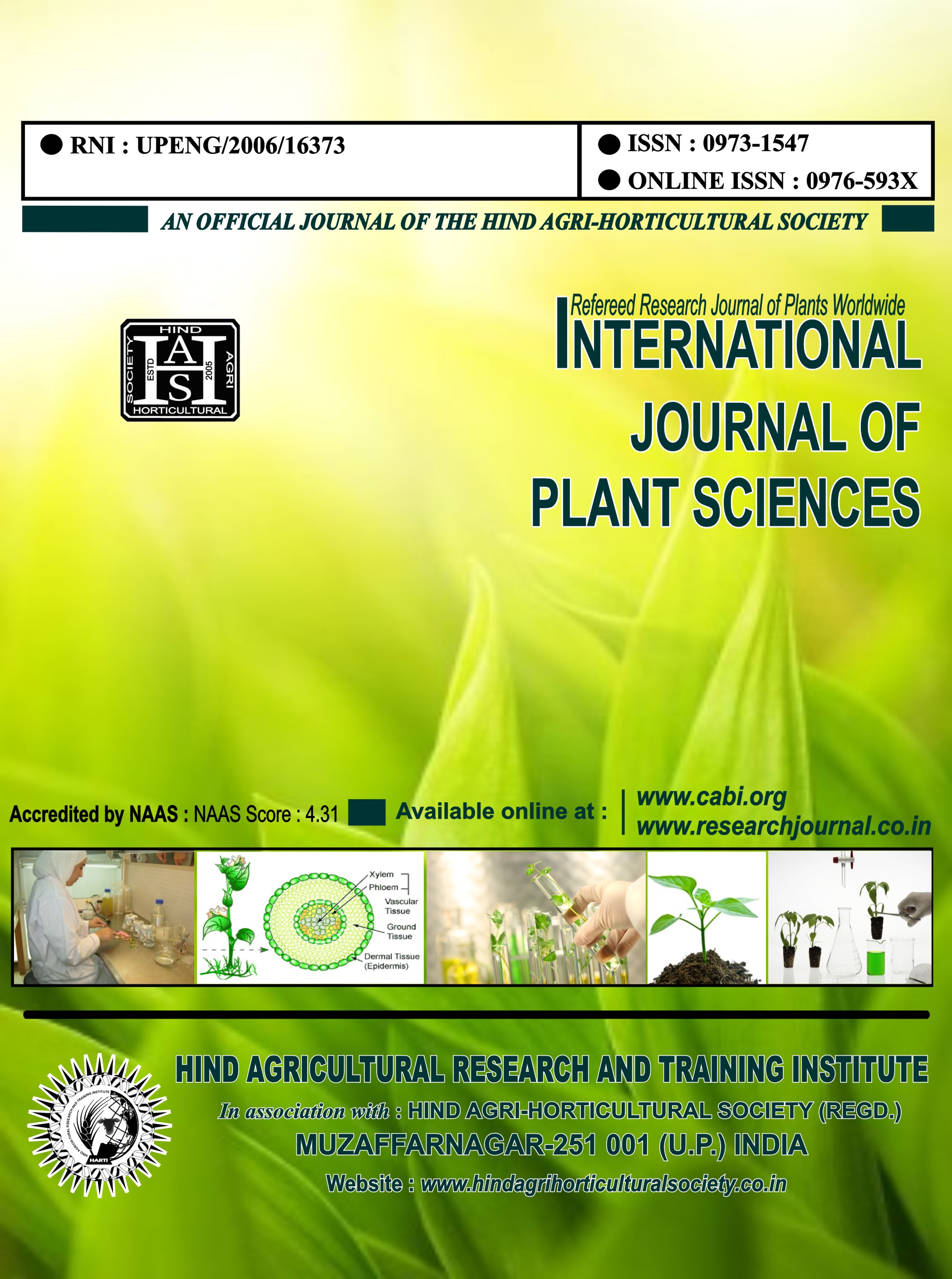 International Journal of Plant Sciences